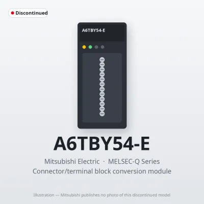 A6TBY54-E Mitsubishi MELSEC-Q Series Connector/terminal block conversion module