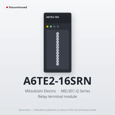 A6TE2-16SRN Mitsubishi MELSEC-Q Series Relay terminal module
