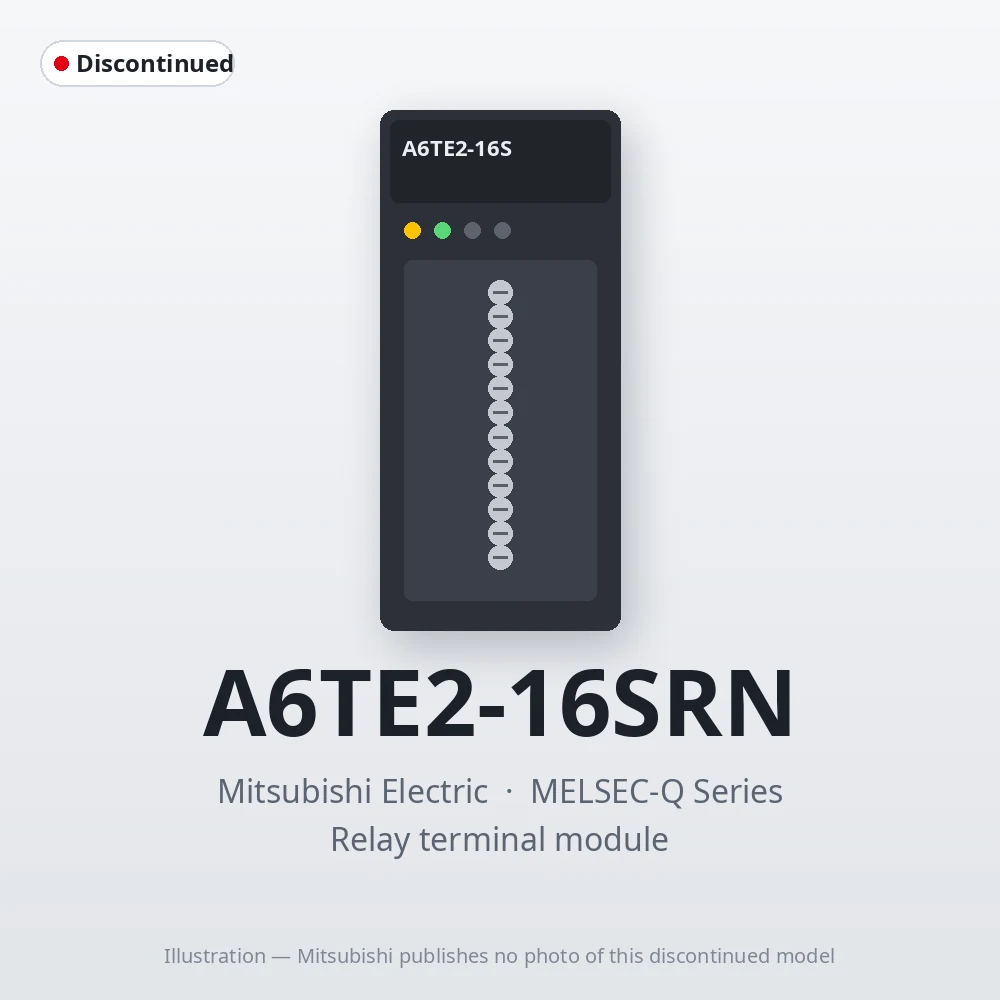 A6TE2-16SRN Mitsubishi MELSEC-Q Series Relay terminal module