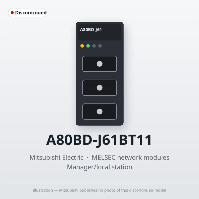 A80BD-J61BT11 Mitsubishi MELSEC network modules Network interface boards