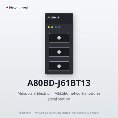 A80BD-J61BT13 Mitsubishi MELSEC network modules Network interface boards