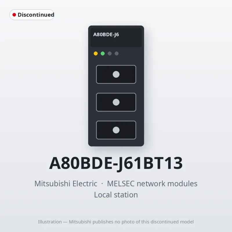 A80BDE-J61BT13 Mitsubishi MELSEC network modules Network interface boards