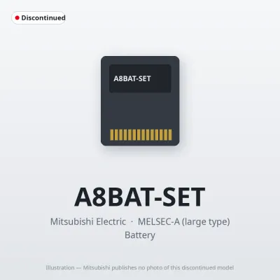 A8BAT-SET Mitsubishi MELSEC-A Battery