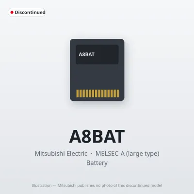 A8BAT Mitsubishi MELSEC-A Battery
