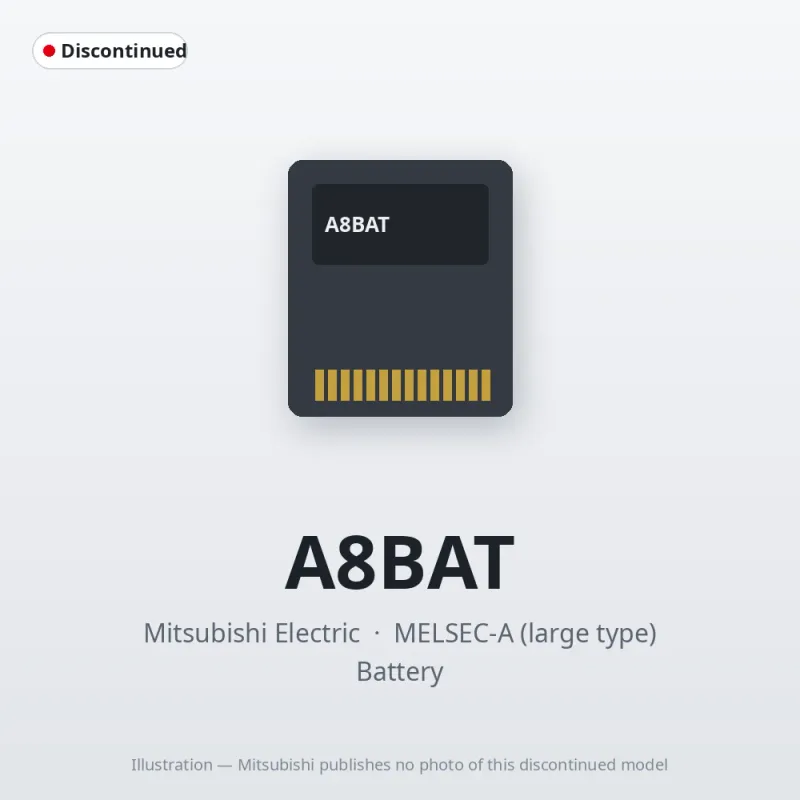 A8BAT Mitsubishi MELSEC-A Battery