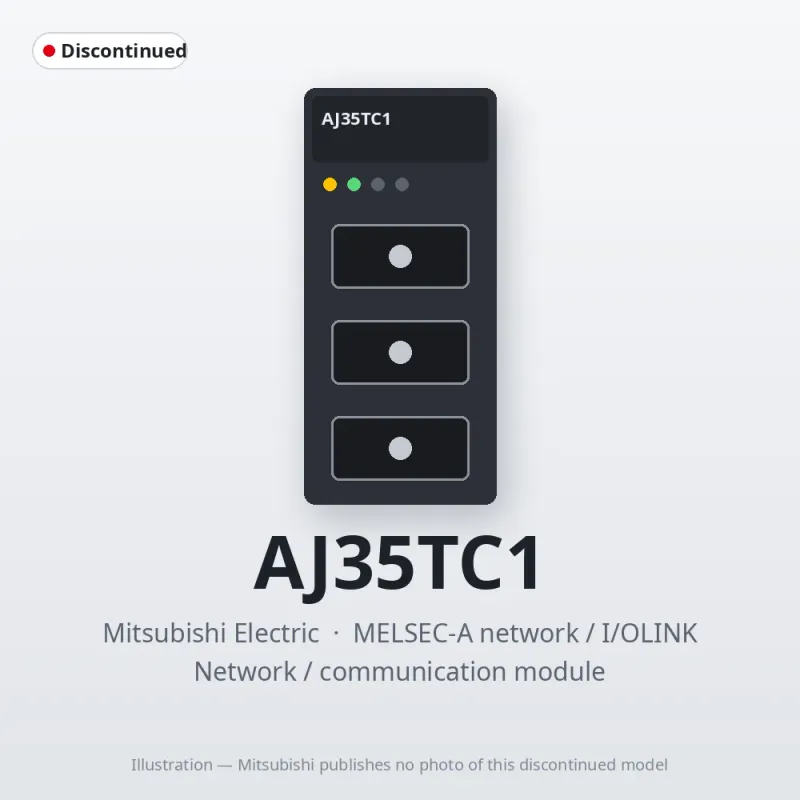 AJ35TC1 Mitsubishi MELSEC Network / communication module
