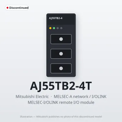 AJ55TB2-4T Mitsubishi MELSEC-I/OLINK remote I/O module