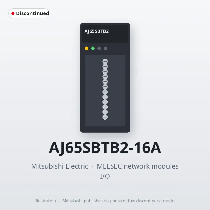 AJ65SBTB2-16A Mitsubishi MELSEC network modules Remote I/O
