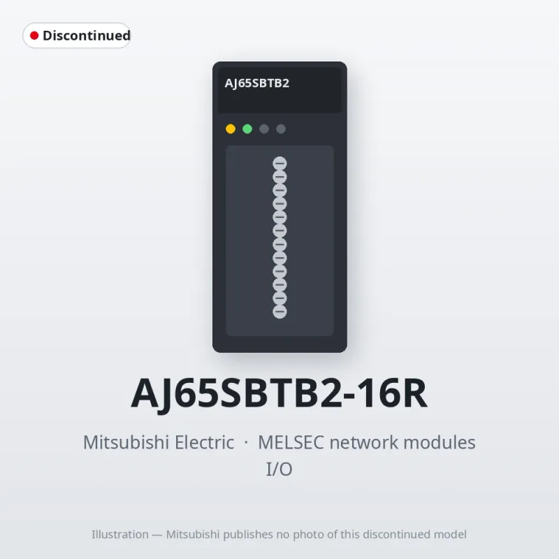 AJ65SBTB2-16R Mitsubishi MELSEC network modules Remote I/O