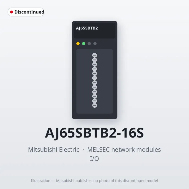 AJ65SBTB2-16S Mitsubishi MELSEC network modules Remote I/O