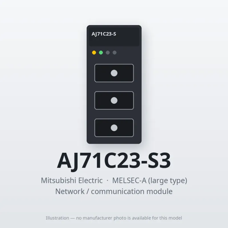 AJ71C23-S3 Mitsubishi MELSEC-A Network / communication module