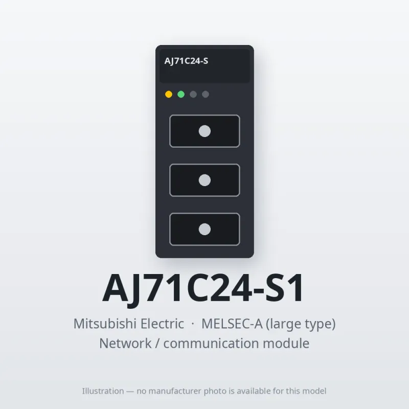 AJ71C24-S1 Mitsubishi MELSEC-A Network / communication module