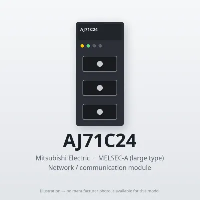 AJ71C24 Mitsubishi MELSEC-A Network / communication module