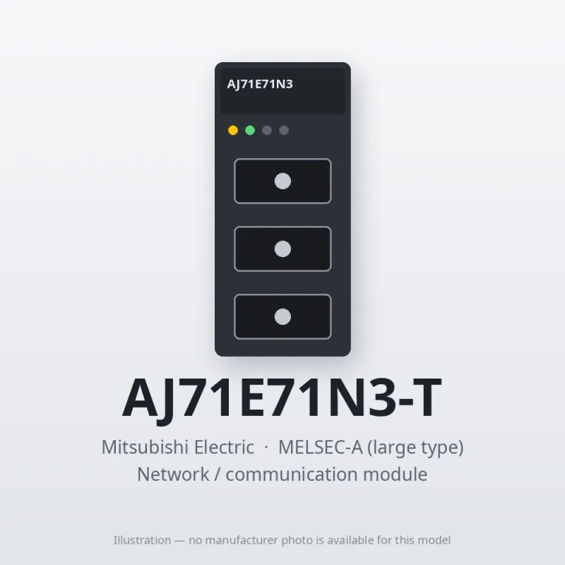 Mitsubishi Electric AJ71E71N3-T – Mitsubishi MELSEC-A Network / communication module