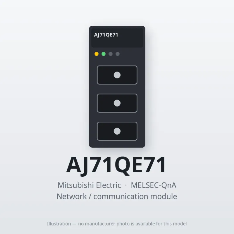 AJ71QE71 Mitsubishi MELSEC-QnA Network / communication module