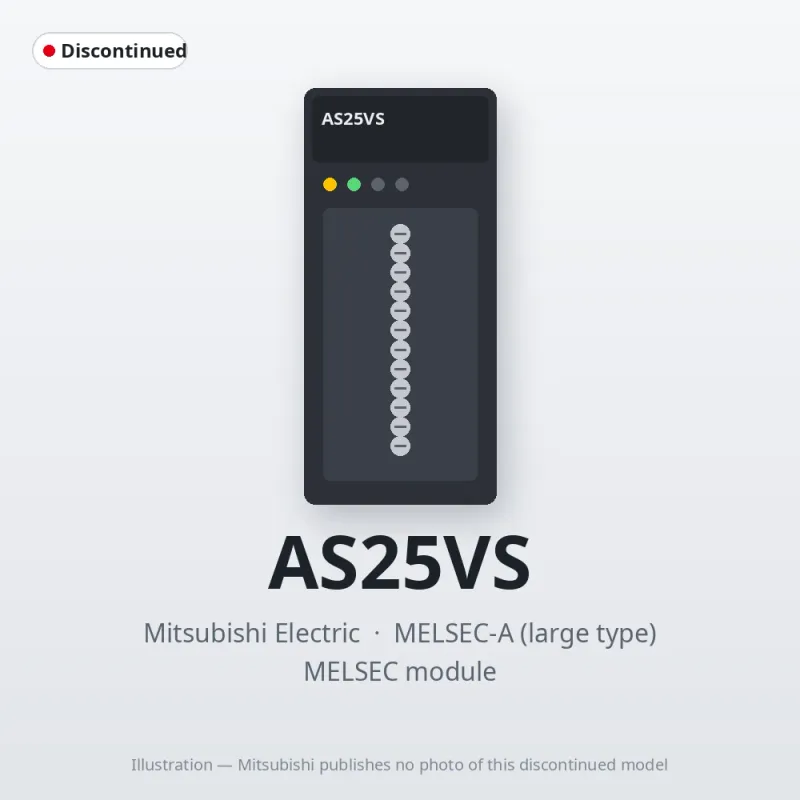 AS25VS Mitsubishi MELSEC-A Module