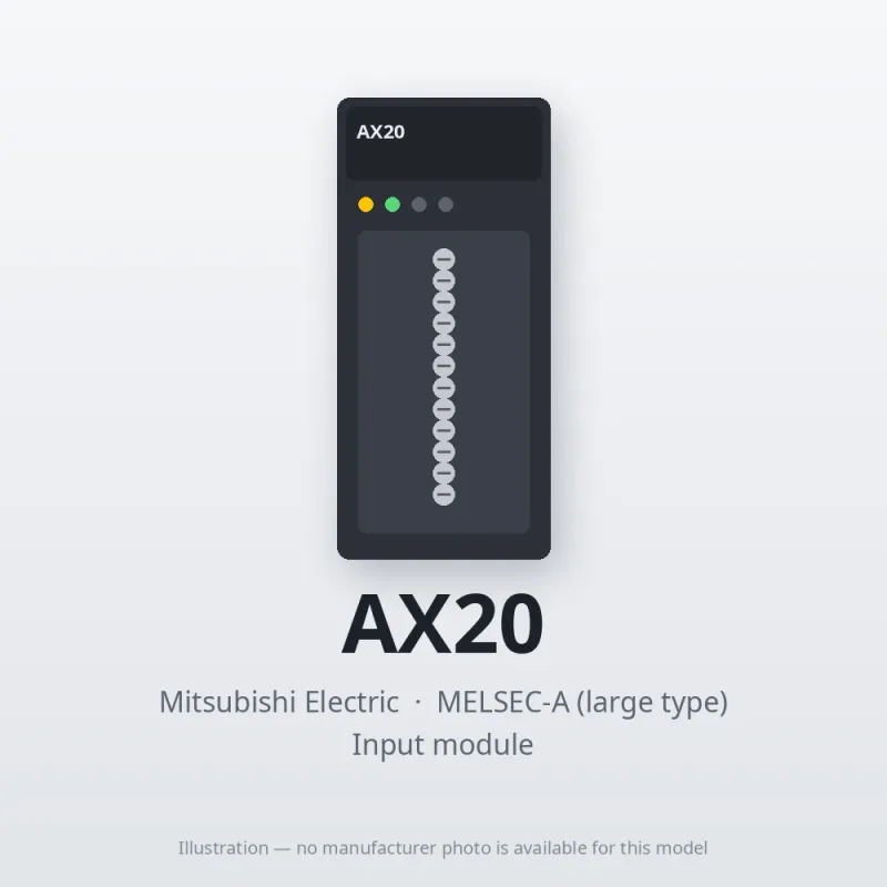 AX20 Mitsubishi MELSEC-A Input module
