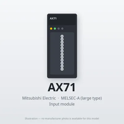 AX71 Mitsubishi MELSEC-A Input module