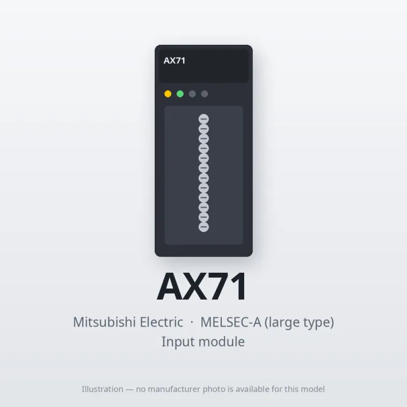 AX71 Mitsubishi MELSEC-A Input module