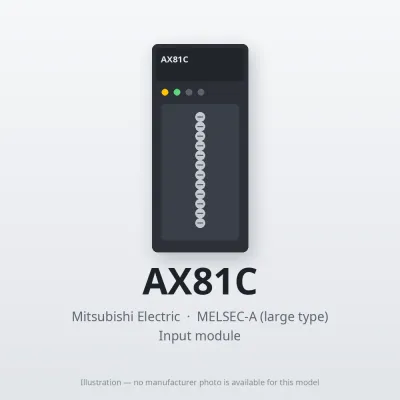 AX81C Mitsubishi MELSEC-A Input module