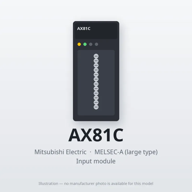AX81C Mitsubishi MELSEC-A Input module