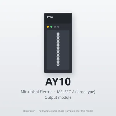 AY10 Mitsubishi MELSEC-A Output module