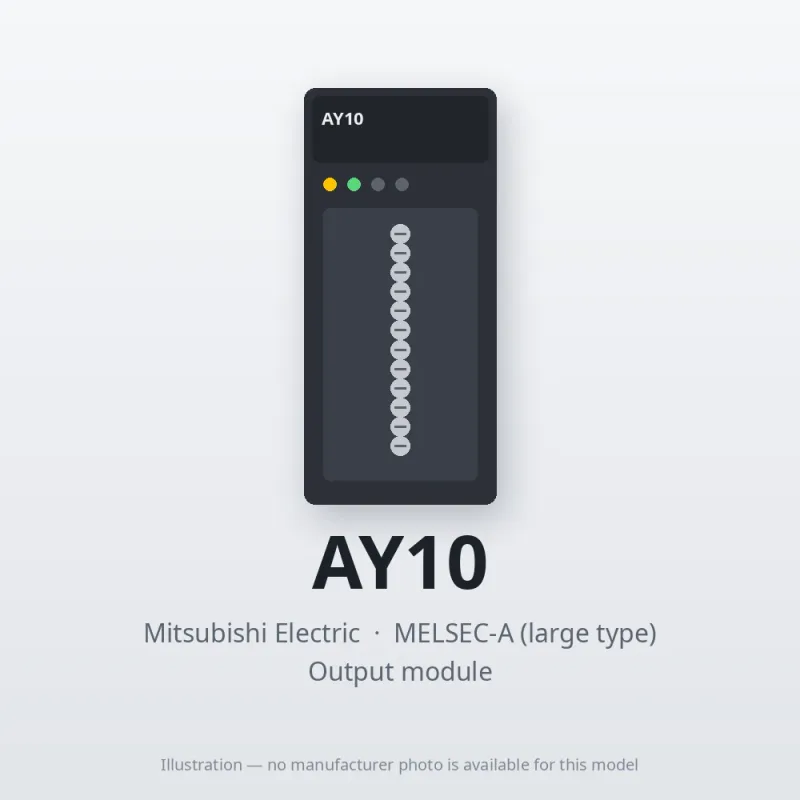 AY10 Mitsubishi MELSEC-A Output module