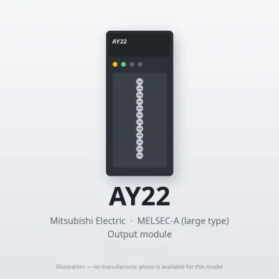 AY22 Mitsubishi MELSEC-A Output module