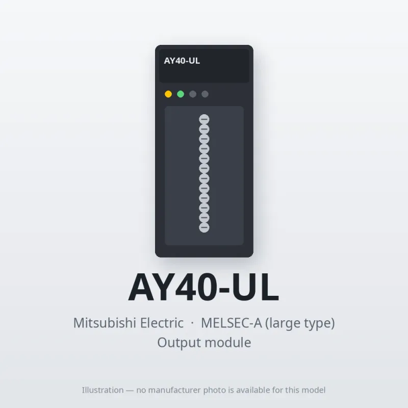 Mitsubishi Electric AY40-UL – Mitsubishi MELSEC-A Output module