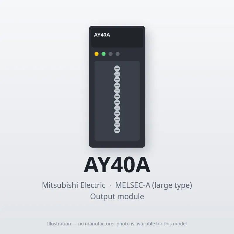 Mitsubishi Electric AY40A – Mitsubishi MELSEC-A Output module
