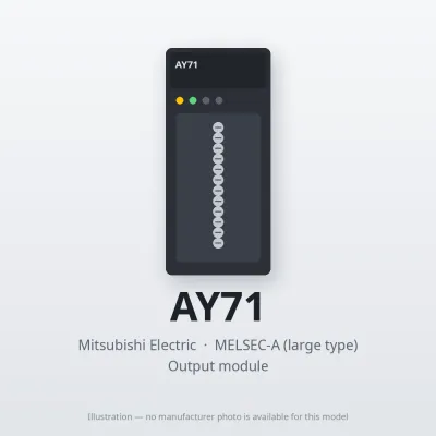 AY71 Mitsubishi MELSEC-A Output module