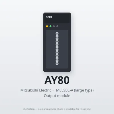 AY80 Mitsubishi MELSEC-A Output module