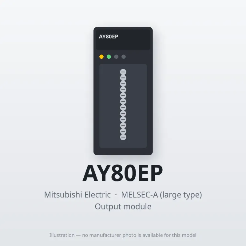 Mitsubishi Electric AY80EP – Mitsubishi MELSEC-A Output module