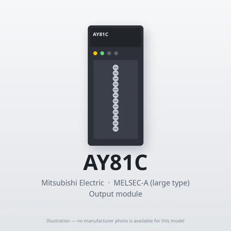 AY81C Mitsubishi MELSEC-A Output module