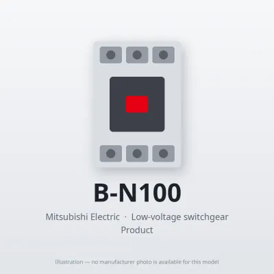 B-N100 Mitsubishi Low-voltage switchgear Magnetic Contactor