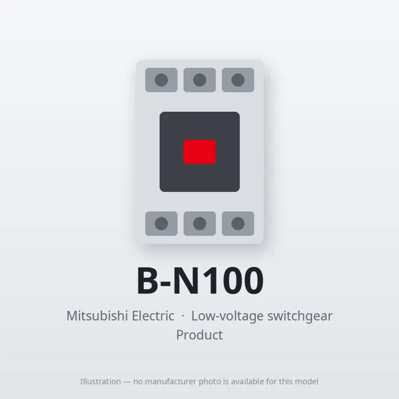 B-N100 Mitsubishi Low-voltage switchgear Magnetic Contactor