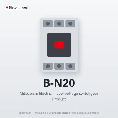 B-N20 Mitsubishi Low-voltage switchgear Magnetic Contactor