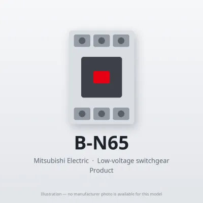 B-N65 Mitsubishi Low-voltage switchgear Magnetic Contactor