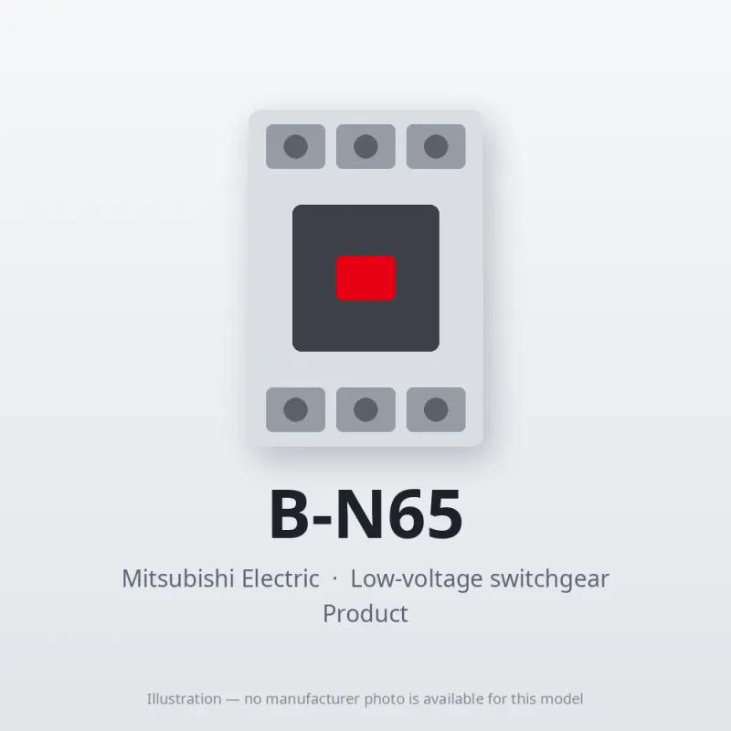 B-N65 Mitsubishi Low-voltage switchgear Magnetic Contactor