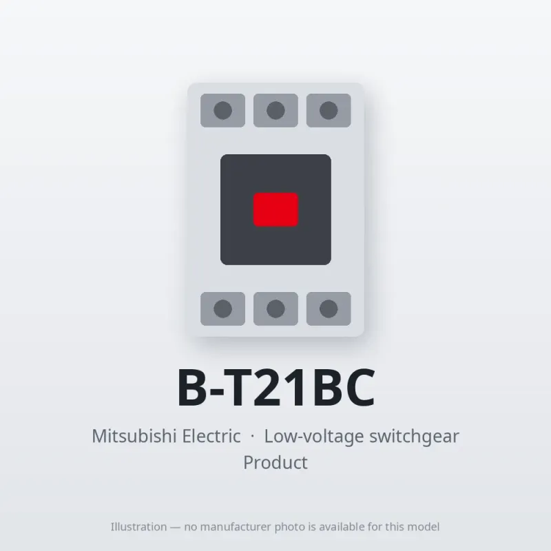 B-T21BC Mitsubishi Low-voltage switchgear Magnetic Contactor