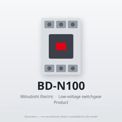 BD-N100 Mitsubishi Low-voltage switchgear Magnetic Contactor