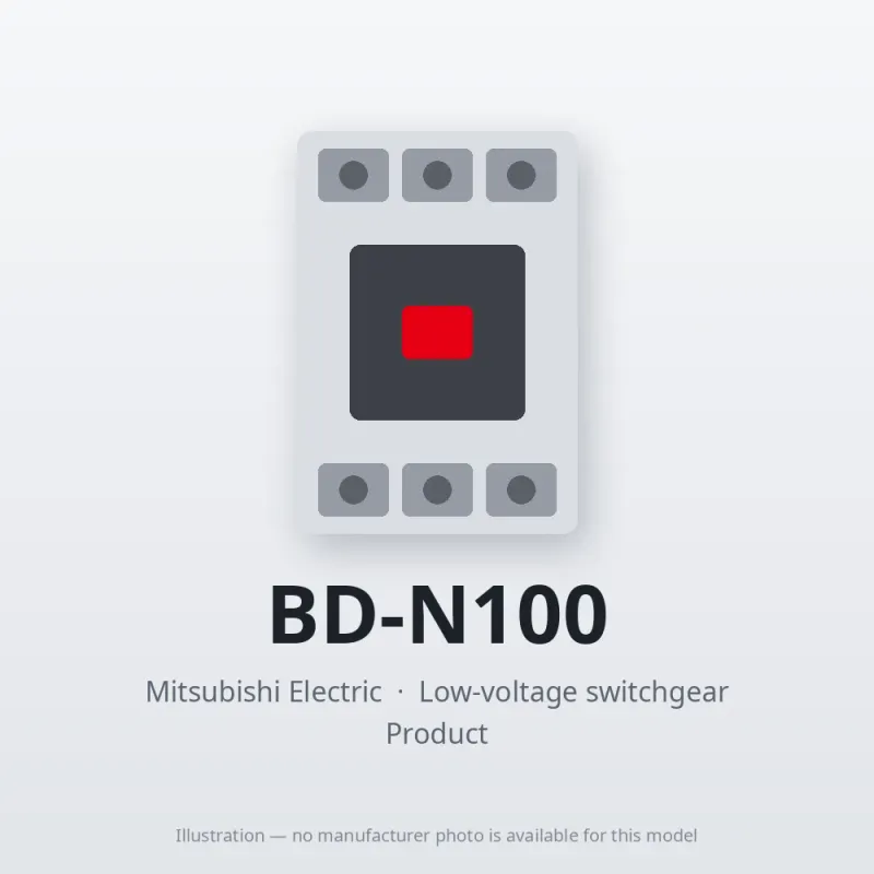 BD-N100 Mitsubishi Low-voltage switchgear Magnetic Contactor