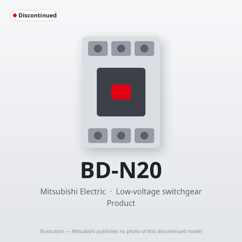 BD-N20 Mitsubishi Low-voltage switchgear Magnetic Contactor