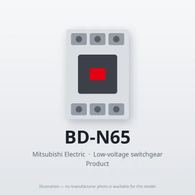 BD-N65 Mitsubishi Low-voltage switchgear Magnetic Contactor