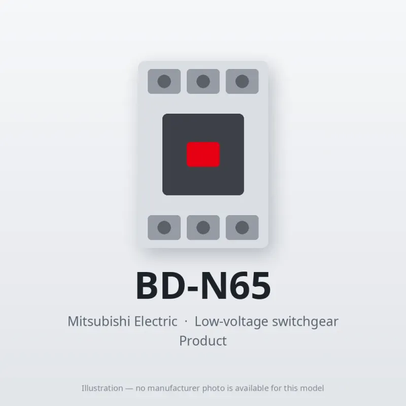 BD-N65 Mitsubishi Low-voltage switchgear Magnetic Contactor