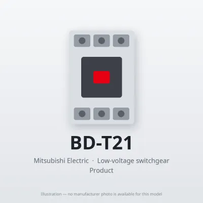 BD-T21 Mitsubishi Low-voltage switchgear Magnetic Contactor