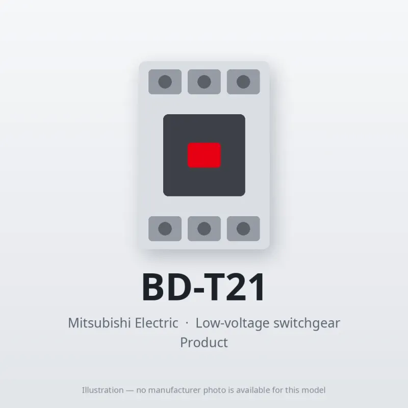 BD-T21 Mitsubishi Low-voltage switchgear Magnetic Contactor