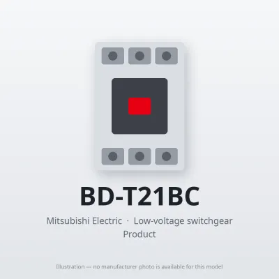 BD-T21BC Mitsubishi Low-voltage switchgear Magnetic Contactor