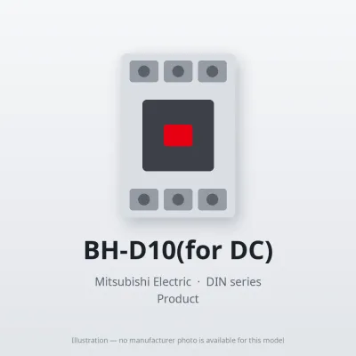 BH-D10(for DC) Mitsubishi Circuit breaker