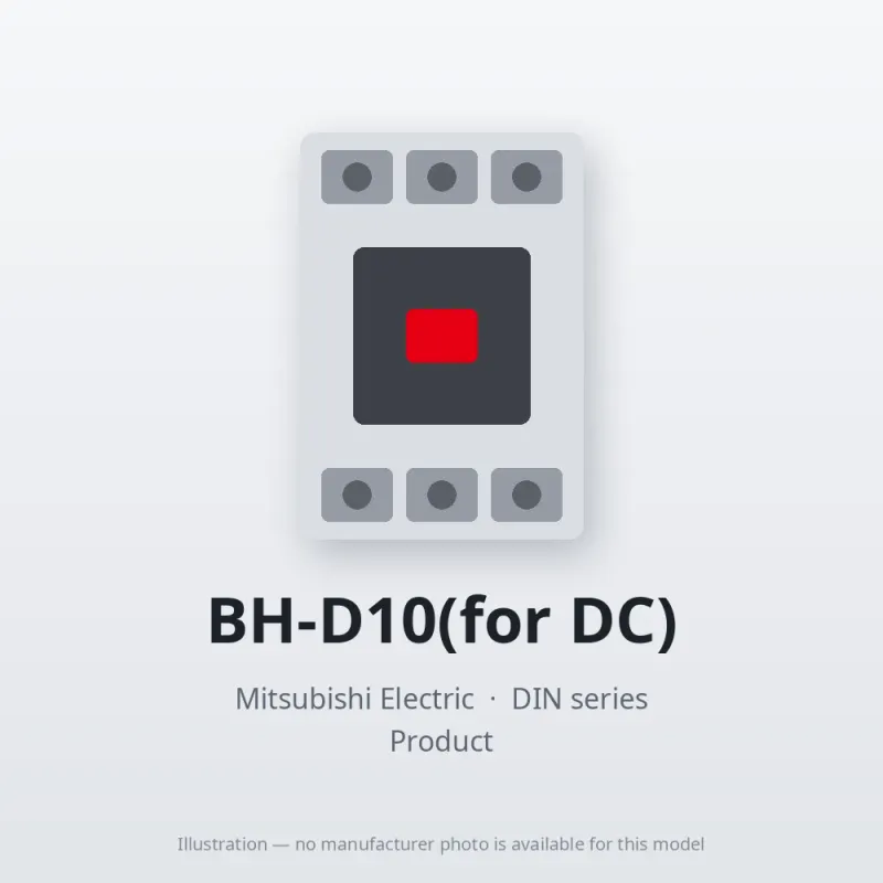 BH-D10(for DC) Mitsubishi Circuit breaker